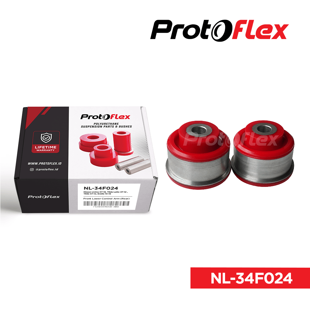 Protoflex Bush Low Arm Depan (Besar) Livina L10 L11 Evalia Xtrail T31 T32 Serena C26 C27 Juke F15 Teana J32 Murano Z51