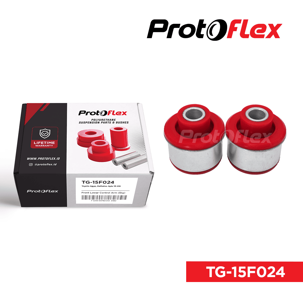 Protoflex Bush Lower Arm Depan (Besar) Toyota Agya Daihatsu Ayla 13-22
