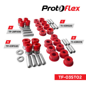 Protoflex Stage 2 Stability and Handling Pack for TOYOTA FORTUNER GEN 1 KUN (04-15)