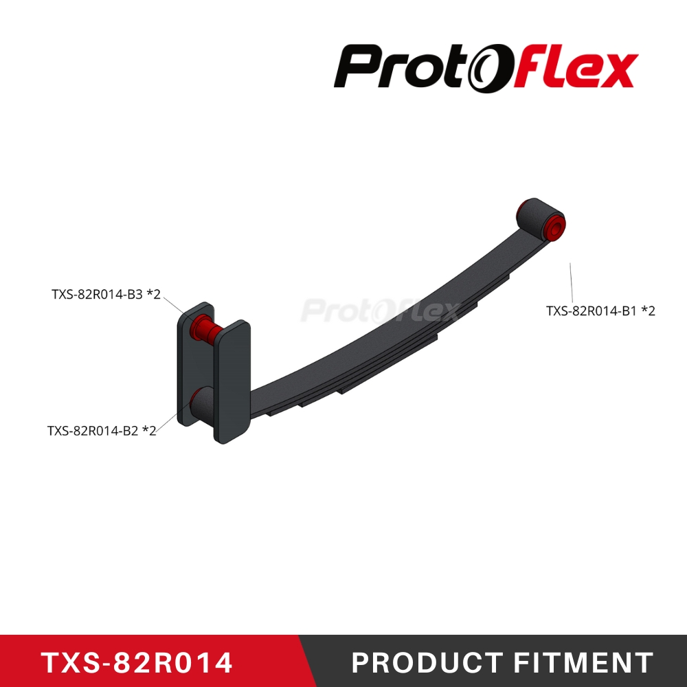 Protoflex Karet Per Daun Set Hilux Vigo Revo Single Cabin 04-ON - Image 5
