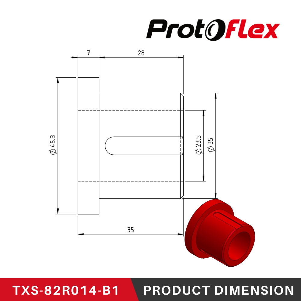 Protoflex Karet Per Daun Set Hilux Vigo Revo Single Cabin 04-ON - Image 6