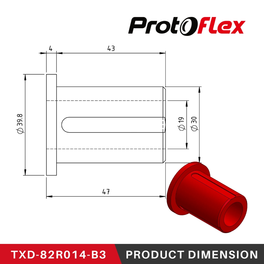 Protoflex Karet Per Daun Set Hilux Vigo Revo Double Cabin 04-ON - Image 8