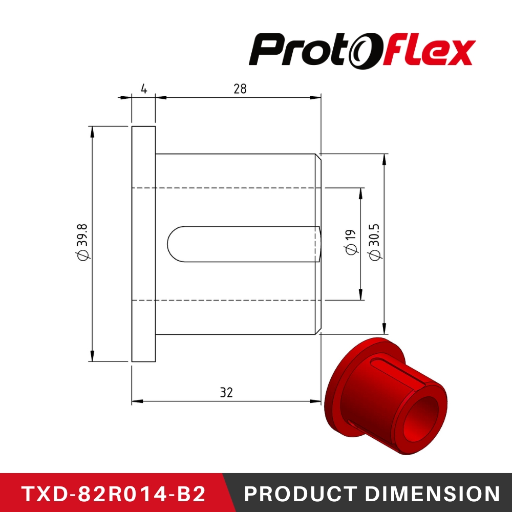 Protoflex Karet Per Daun Set Hilux Vigo Revo Double Cabin 04-ON - Image 7