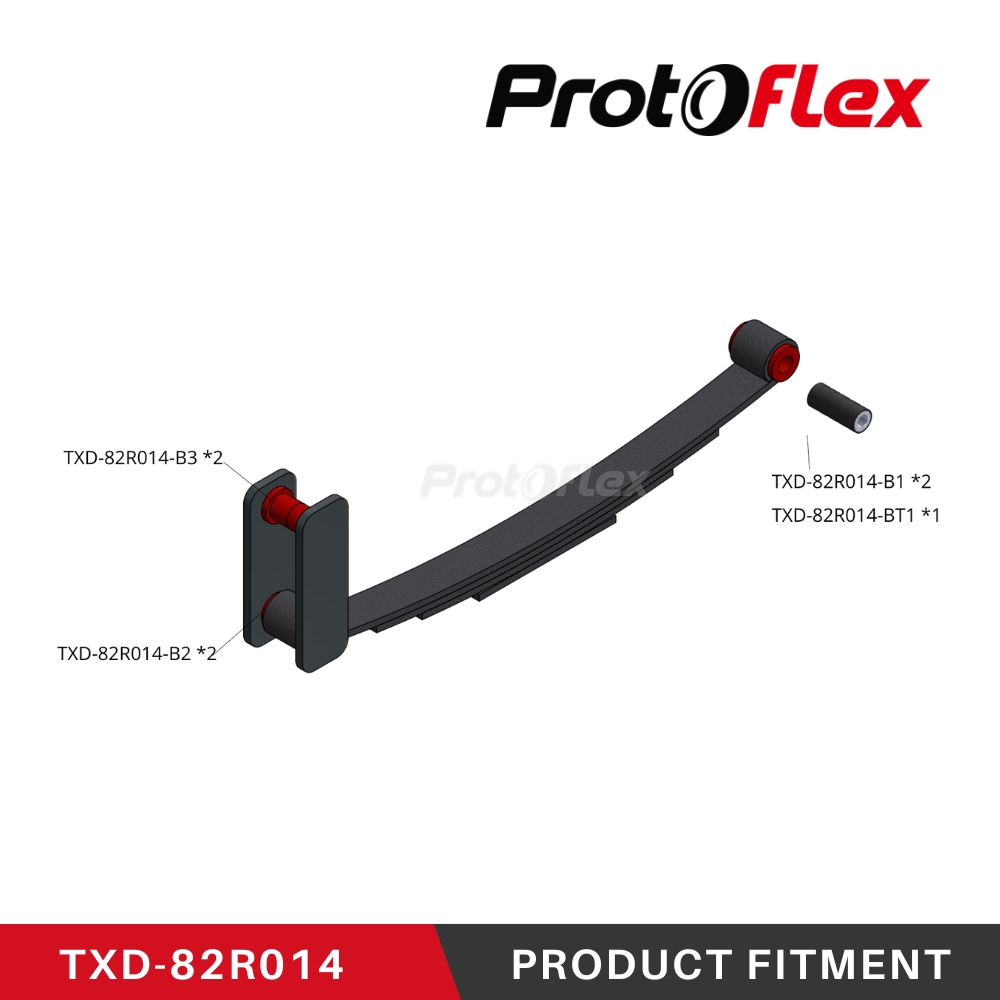 Protoflex Karet Per Daun Set Hilux Vigo Revo Double Cabin 04-ON - Image 5