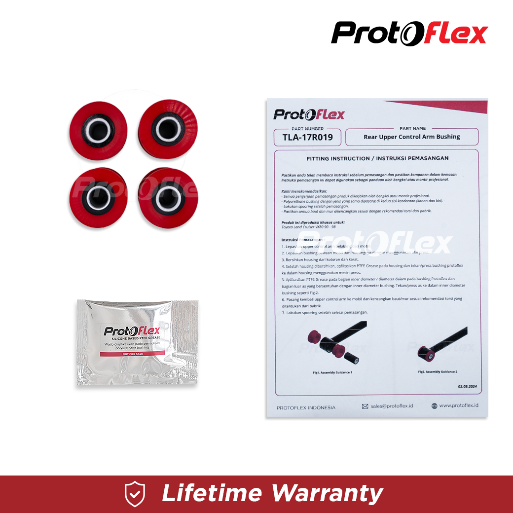 Protoflex Rear Upper Arm Bushing Toyota Land Cruiser VX80 90-98 - Image 4