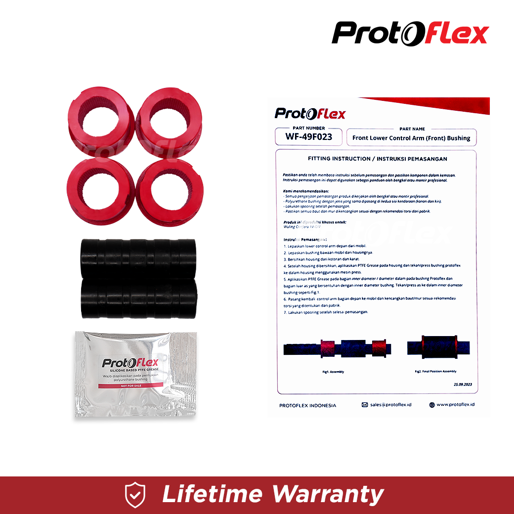 Protoflex Bushing Lower Arm Depan (Kecil) Wuling Confero 17-ON - Image 4