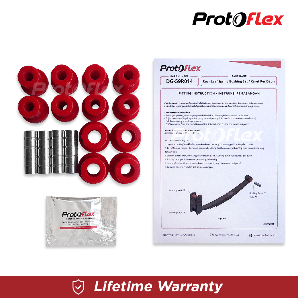 Protoflex Leaf Spring Bushing Karet Per Daun Daihatsu Granmax Pickup - Image 7