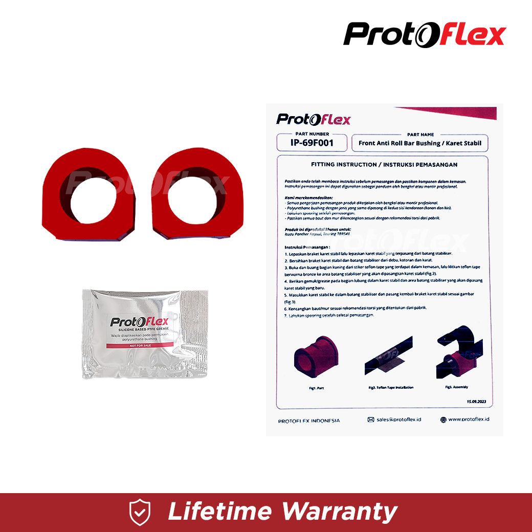 Protoflex Karet Stabil Depan Isuzu Panther Kapsul / Touring TBR541 - Image 4