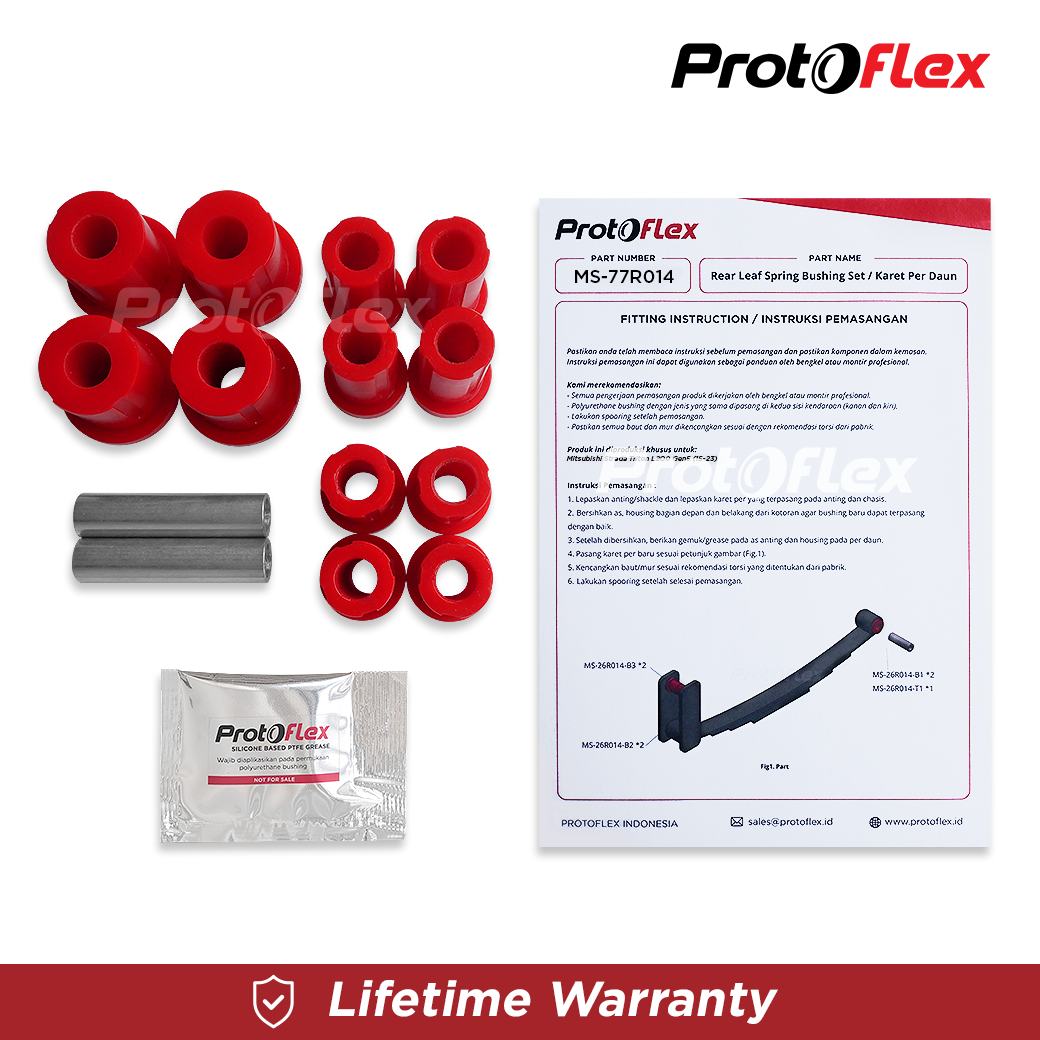 Protoflex Karet Per Daun Set Strada Triton L200 Gen 5 (15-23) - Image 4