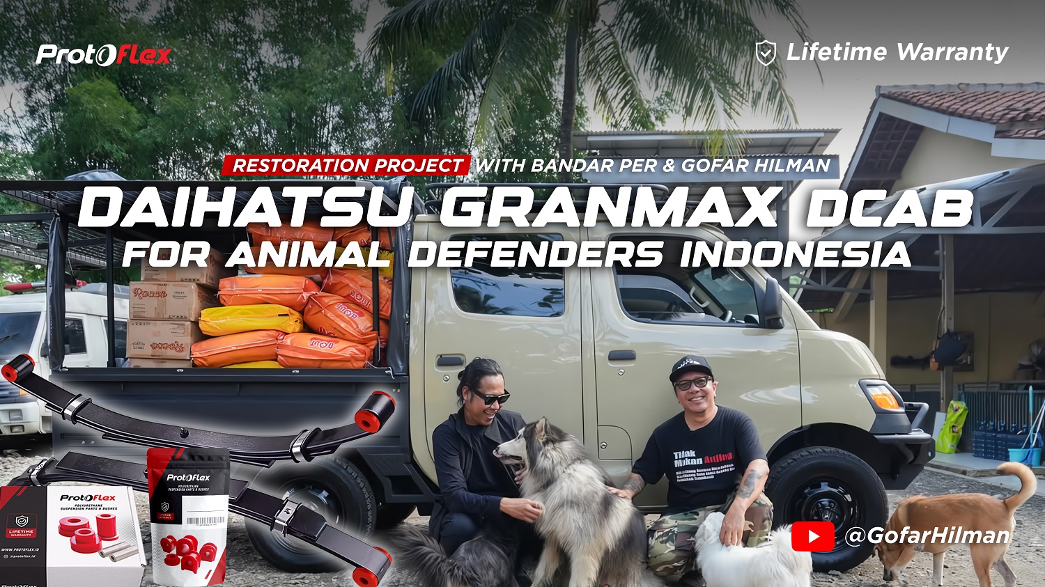 Daihatsu Granmax DCAB For Animal Defenders Indonesia