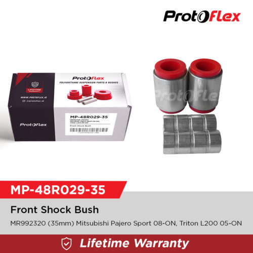Protoflex Front Shock Absorber Bush for Mitsubishi Montero Pajero Sport Gen 2 Gen 3, Triton Gen 4 Gen 5 – OD 35mm